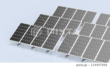 The solar cell for eco or environment image 3d rendering The solar cell for eco or environment image 3d rendering 114447948