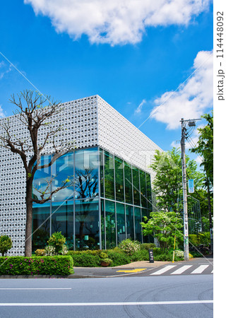 東京渋谷区 新緑の代官山T-SITE付近の風景 東京渋谷区 新緑の代官山T-SITE付近の風景 114448092