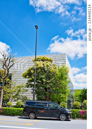 東京渋谷区 新緑の代官山T-SITE付近の風景 東京渋谷区 新緑の代官山T-SITE付近の風景 114448114