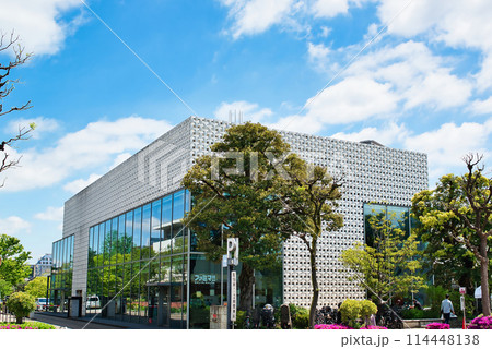 東京渋谷区 新緑の代官山T-SITE付近の風景 東京渋谷区 新緑の代官山T-SITE付近の風景 114448138