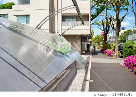 東京渋谷区　新緑の代官山T-SITE付近の風景 114448143
