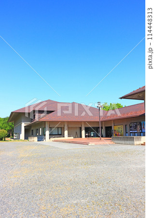 長野県長野市、長野市立博物館の風景 長野県長野市、長野市立博物館の風景 114448313