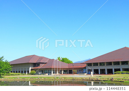 長野県長野市、長野市立博物館の風景 114448351