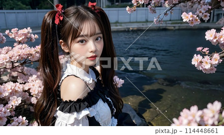 ツインテールの美少女:05 114448661