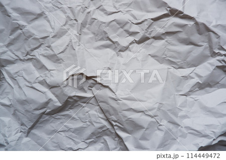 しわくちゃな紙、紙背景素材 114449472