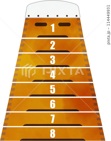 跳び箱の正面のイラスト 114449931