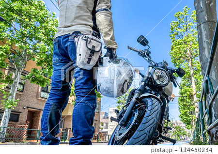 大型アメリカンバイクで世田谷ツーリング　イメージカット 114450234