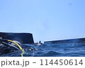 海面とダイバー 114450614