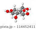 グルコース｜D-Glucose｜糖｜3D構造 114452411