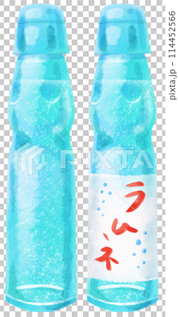 Ramune bottle (with or without label) Watercolor touch 114452566