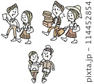 デートするカップルイラストのセット 114452854