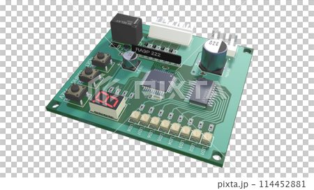 Realistic and accurate printed circuit board images for illustrating electronic components Realistic and accurate printed circuit board images for illustrating electronic components 114452881