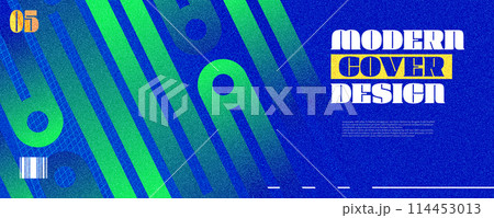 Abstract and Creative Cover or Horizontal Poster in Modern Technology Concept, for Identity, Branding, Advertising or Promotion. Futuristic Layout Design Template with Texture Effect Abstract and Creative Cover or Horizontal Poster in Modern Technology Concept, for Identity, Branding, Advertising or Promotion. Futuristic Layout Design Template with Texture Effect 114453013