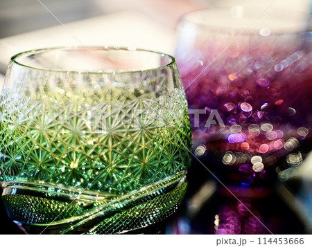 薩摩切子のグラス 114453666