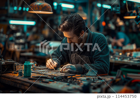 Repairing electronic devices using soldering 114453750