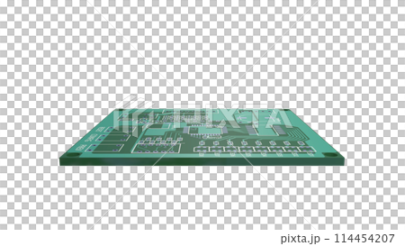 真實且準確創建的佈線軌道圖像，可用於解釋印刷電路板 114454207