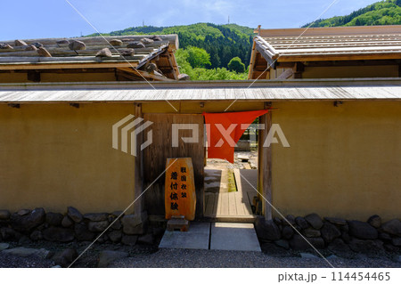 福井県　一乗谷朝倉氏遺跡　復原地区 114454465