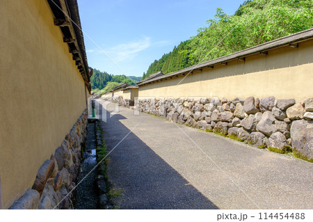 福井県　一乗谷朝倉氏遺跡　復原地区 114454488