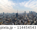 東京タワー　都市風景 114454543