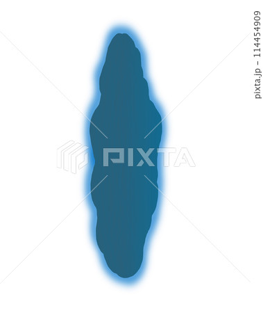 黒いワームホール(青) 114454909