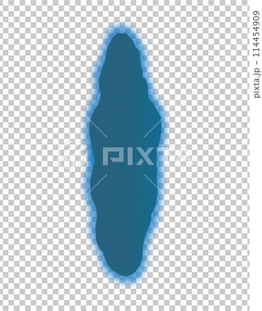 黒いワームホール(青) 114454909