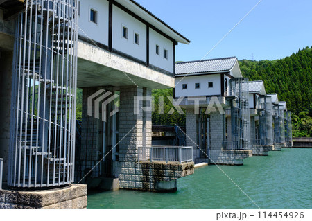 福井県　福井市　足羽川頭首工 114454926