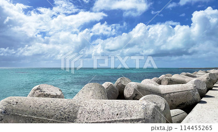 南ぬ浜町緑地公園のきれいな海 石垣島 114455265