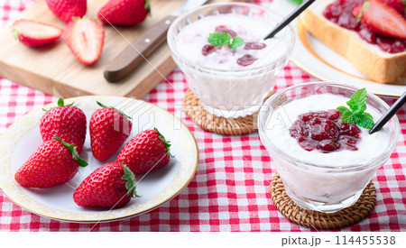 苺ジャム ヨーグルト 114455538