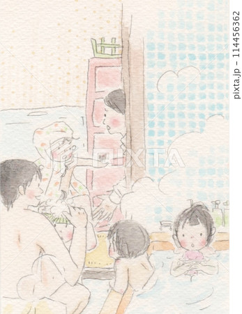 みんなでお風呂 みんなでお風呂 114456362