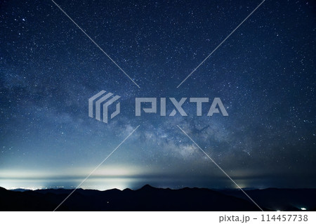 四国カルストの星景 114457738
