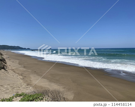 青い空と青い海 114458114