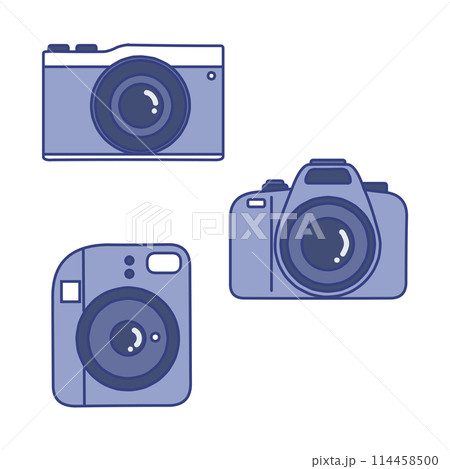 色々なカメラのセット 色々なカメラのセット 114458500