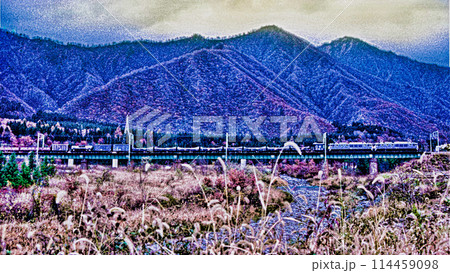 上越線の貨物列車 114459098