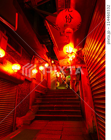 台湾・夜の九份(九分)老街 台湾・夜の九份(九分)老街 114460332