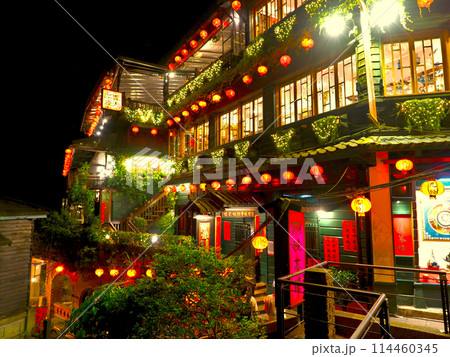 台湾・夜の九份(九分)老街 台湾・夜の九份(九分)老街 114460345