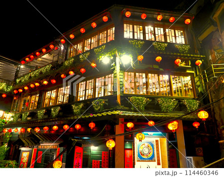 台湾・夜の九份(九分)老街 台湾・夜の九份(九分)老街 114460346