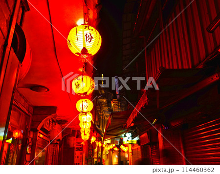 台湾・夜の九份(九分)老街 台湾・夜の九份(九分)老街 114460362