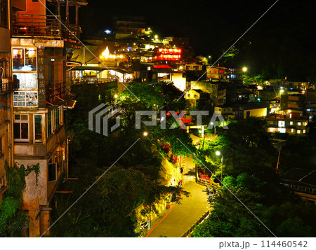 台湾・夜の九份(九分)老街 台湾・夜の九份(九分)老街 114460542