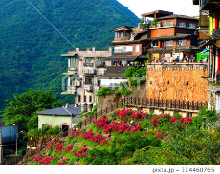 台湾・九份(九分)老街・基山街観景台 台湾・九份(九分)老街・基山街観景台 114460765