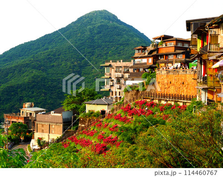 台湾・九份(九分)老街・基山街観景台 台湾・九份(九分)老街・基山街観景台 114460767