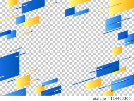 Blue pop geometric pattern background illustration 114463300