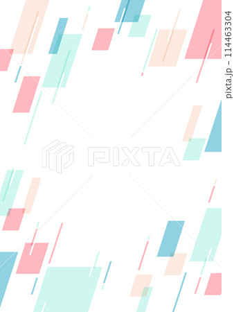 カラフルな幾何学パターンの背景イラスト 114463304