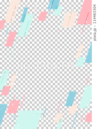 カラフルな幾何学パターンの背景イラスト 114463304