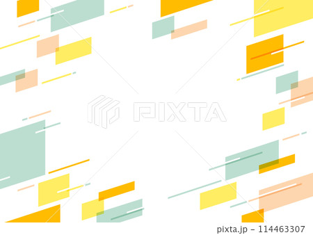 カラフルな幾何学パターンの背景イラスト 114463307