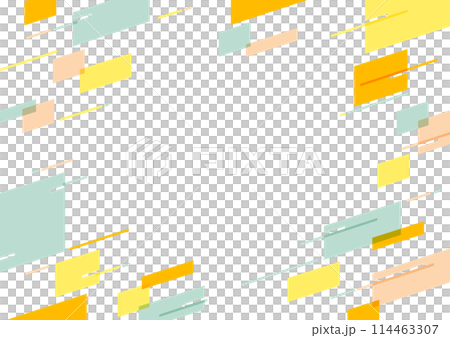 カラフルな幾何学パターンの背景イラスト 114463307