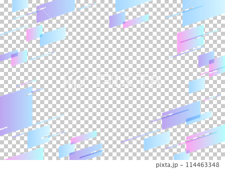 Colorful and pop geometric pattern background illustration 114463348