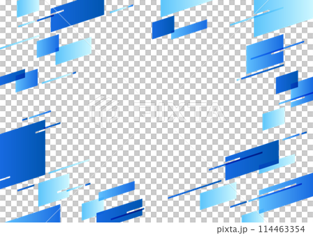 Blue pop geometric pattern background illustration 114463354