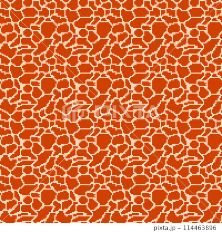 Pixel giraffe stripes pattern Pixel giraffe stripes pattern 114463896