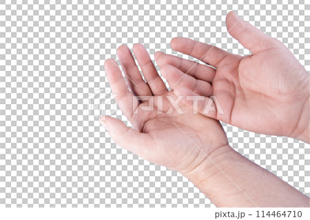 two male hands two male hands 114464710