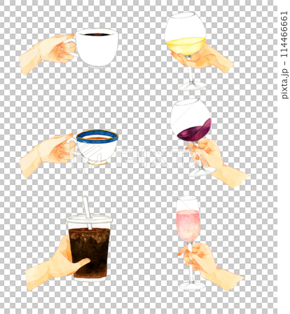 喝咖啡、茶和酒精（酒）。 114466661